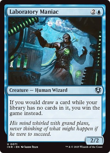2025 Innistrad Remastered Art Series Laboratory Maniac // Laboratory Maniac common #6 unlisted card image