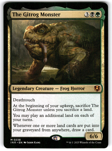 2025 Innistrad Remastered Art Series The Gitrog Monster // The Gitrog Monster common #25 unlisted card image