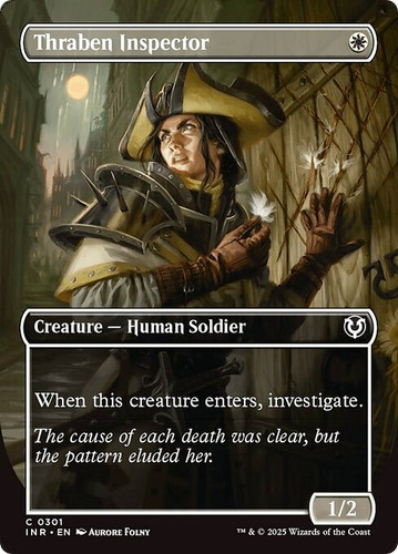 2025 Innistrad Remastered Art Series Thraben Inspector // Thraben Inspector common #3 unlisted card image