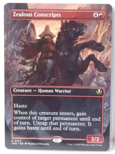 2025 Innistrad Remastered Art Series Zealous Conscripts // Zealous Conscripts common #12 unlisted card image