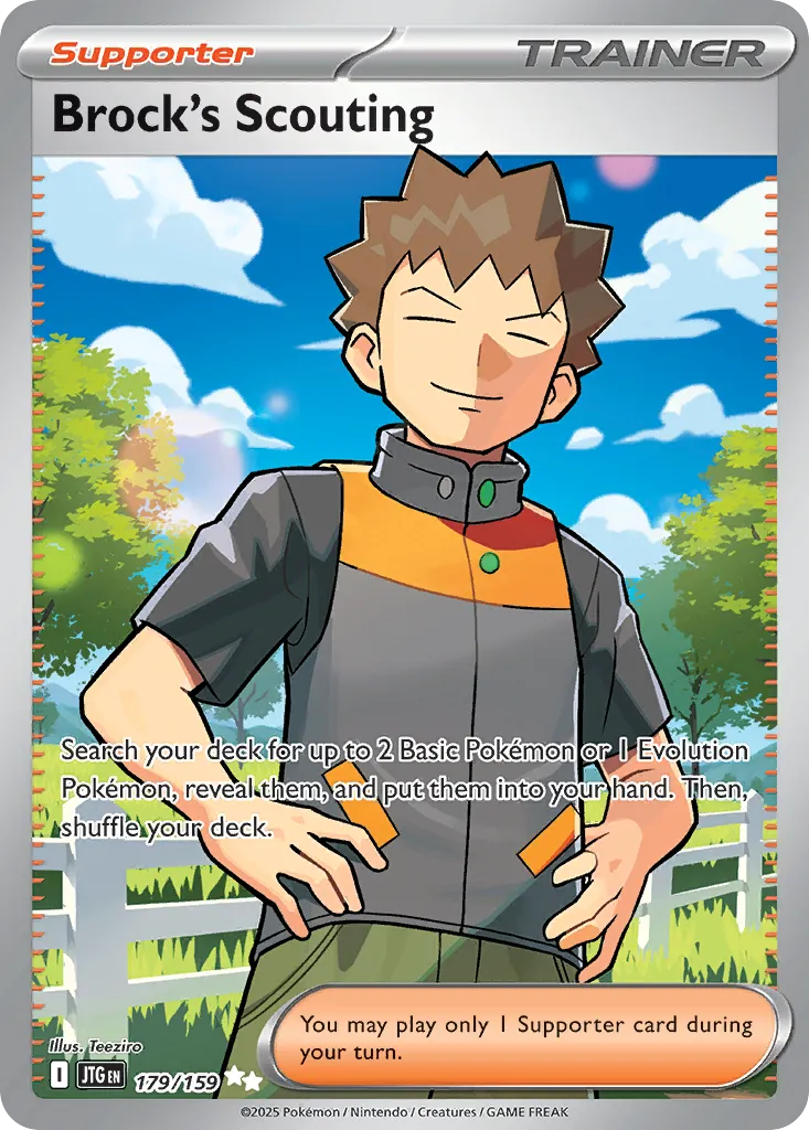 2025 Journey Together Brock's Scouting #179/159 Ultra Rare card image