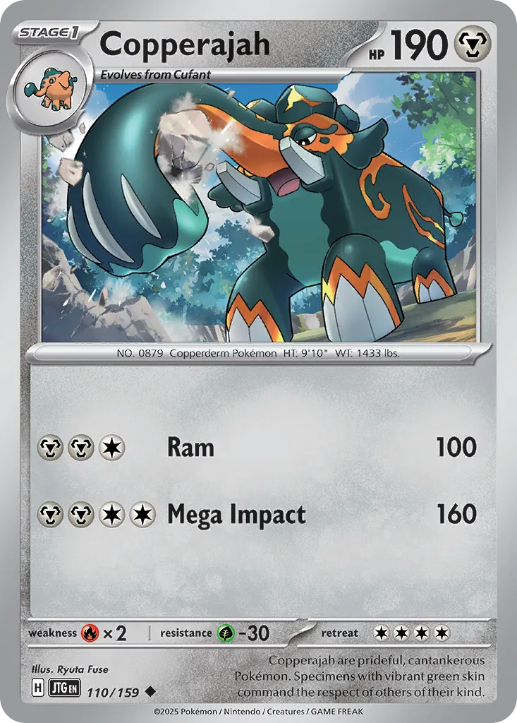 2025 Journey Together Copperajah #110/159 Uncommon card image
