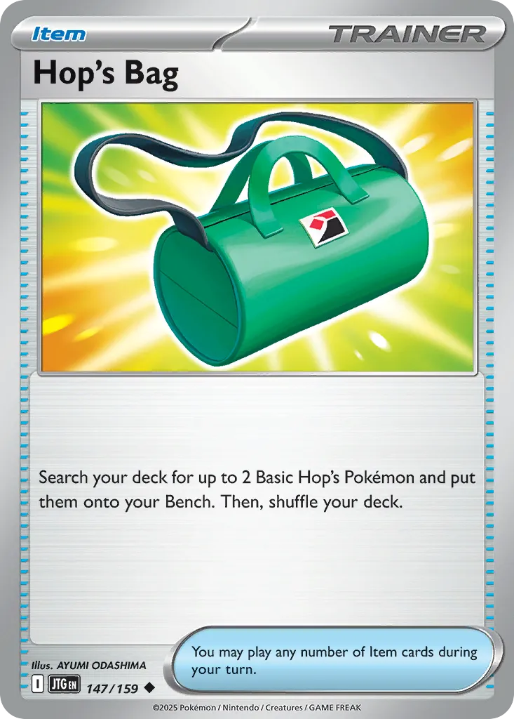2025 Journey Together Hop's Bag #147/159 Uncommon card image