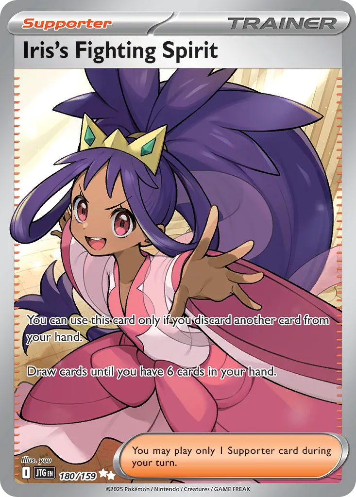 2025 Journey Together Iris's Fighting Spirit #149/159 Uncommon card image