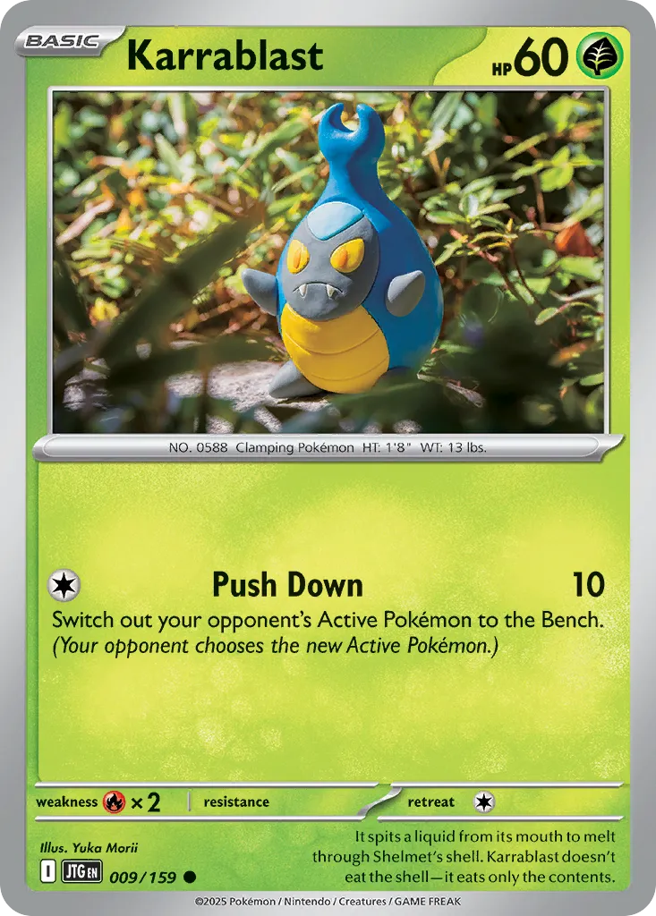 2025 Journey Together Karrablast Common #009/159 Common card image