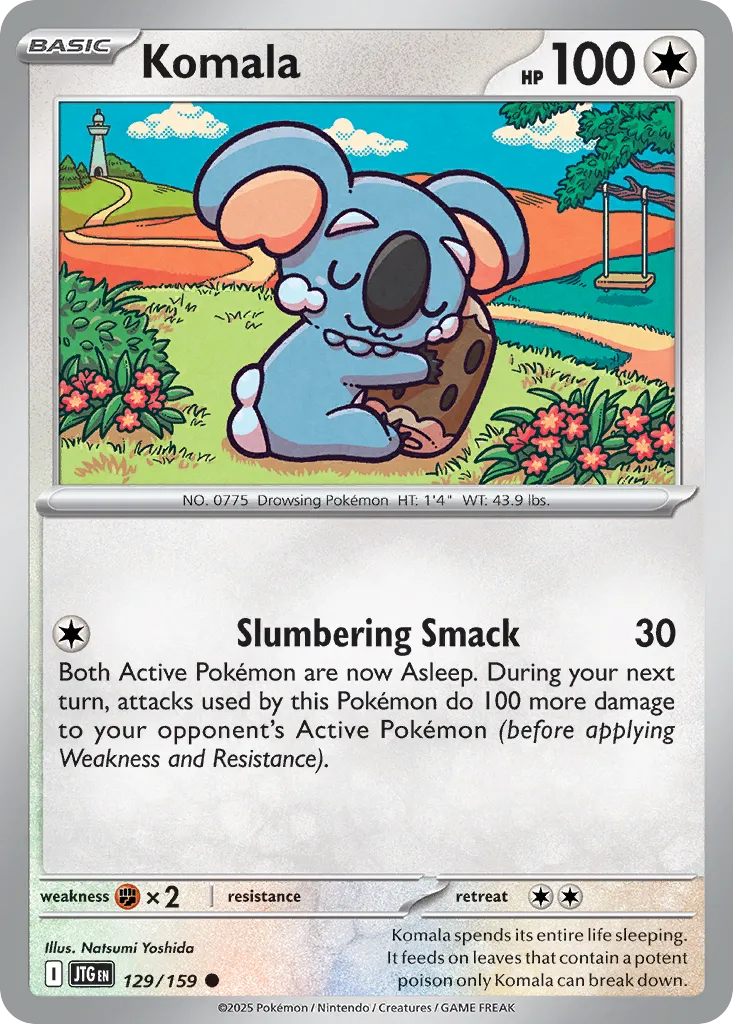 2025 Journey Together Komala #129/159 Common card image