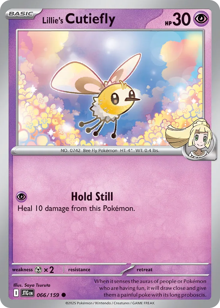 2025 Journey Together Lillie's Cutiefly #066/159 Common card image