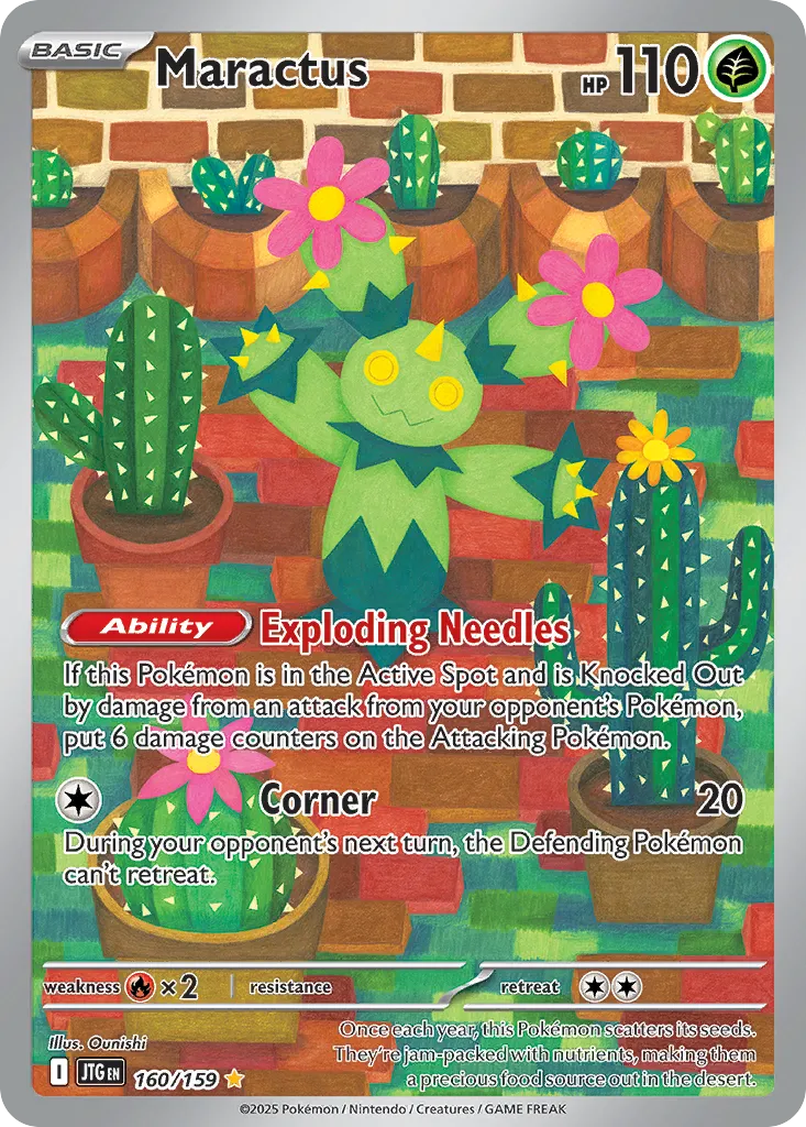 2025 Journey Together Maractus #160/159 Illustration Rare card image