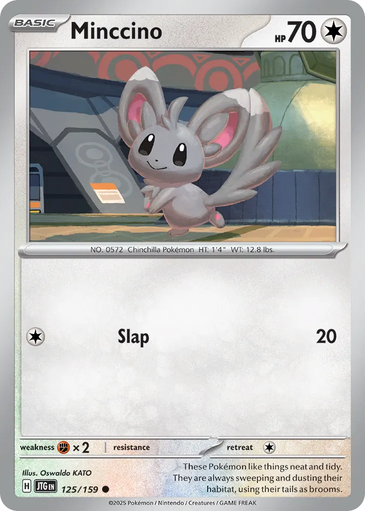2025 Journey Together Minccino #125/159 Common card image