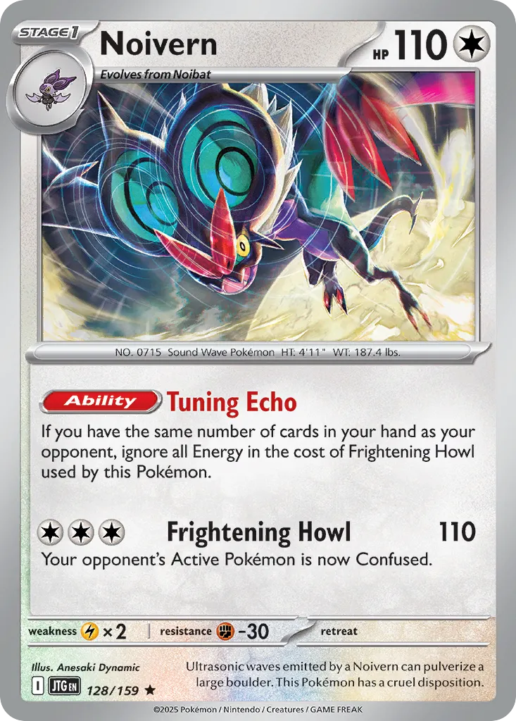 2025 Journey Together Noivern #128/159 Rare card image