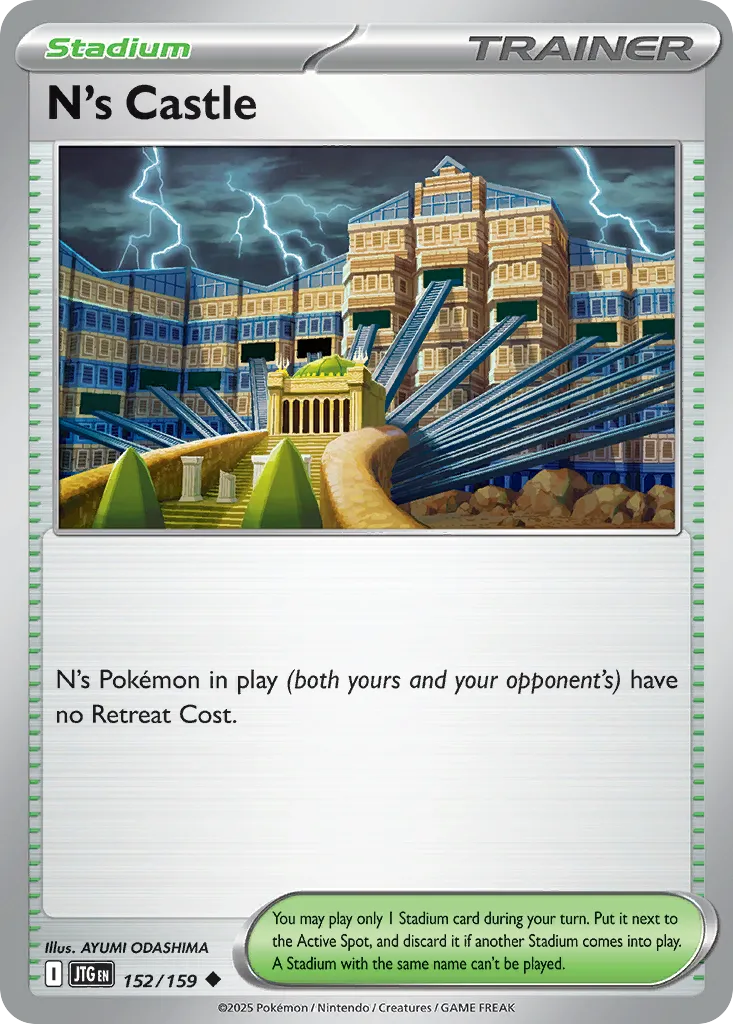 2025 Journey Together N's Castle #152/159 Uncommon card image