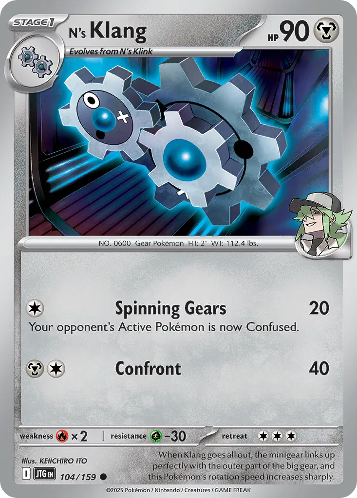 2025 Journey Together N's Klang #104/159 Common card image