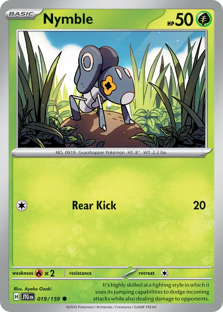 2025 Journey Together Nymble Common #019/159 Common card image
