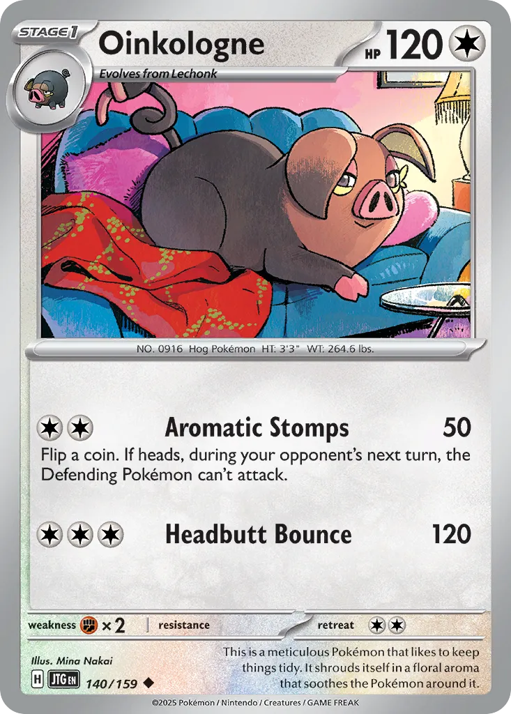 2025 Journey Together Oinkologne #140/159 Uncommon card image