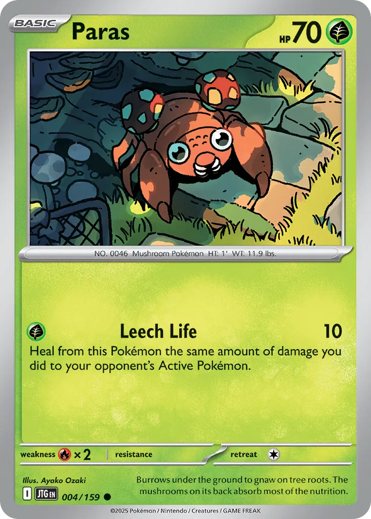 2025 Journey Together Paras Common #004/159 Common card image