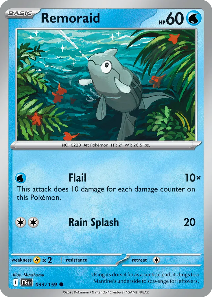 2025 Journey Together Remoraid #033/159 Common card image