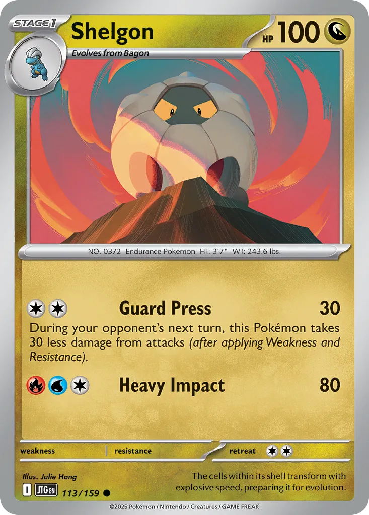 2025 Journey Together Shelgon #113/159 Common card image