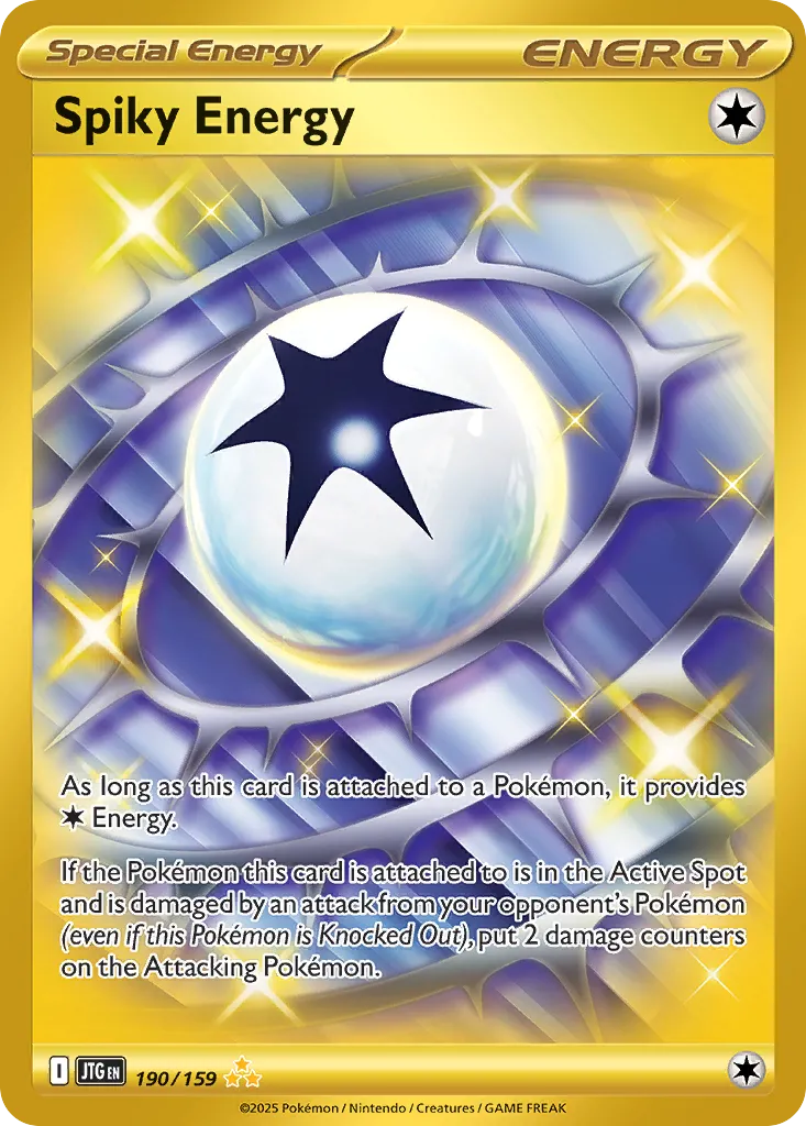2025 Journey Together Spiky Energy #190/159 Hyper Rare card image