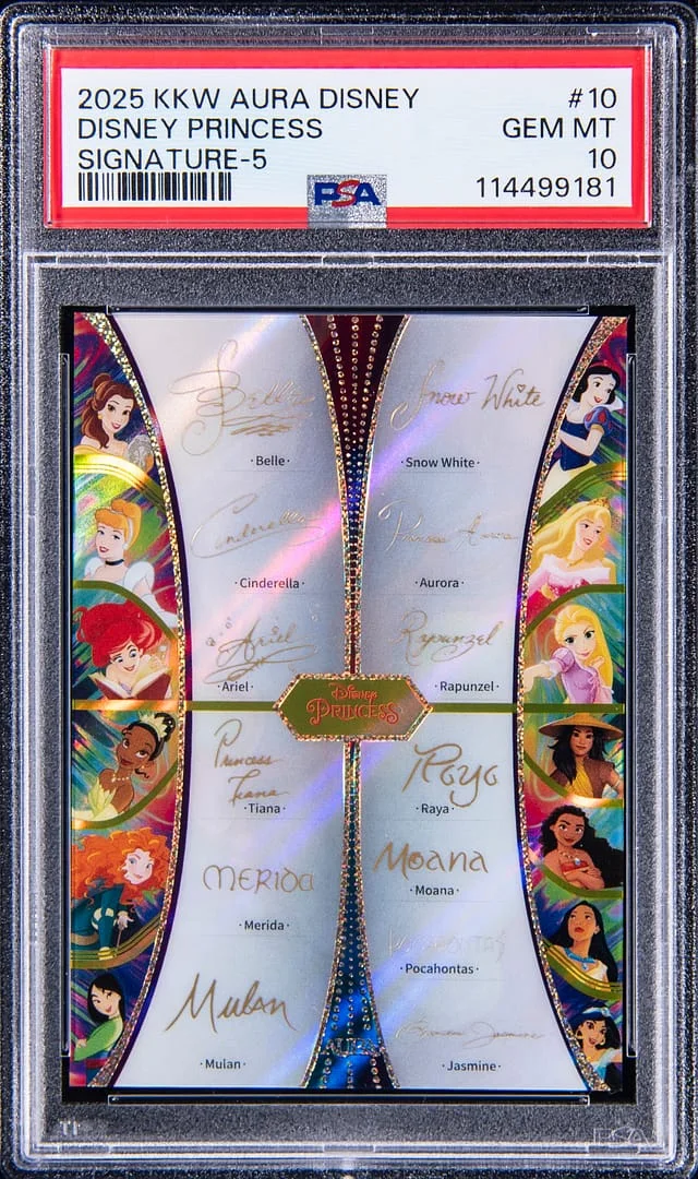 2025 Kakawow Aura Disney Signature Disney Princess #10 card image