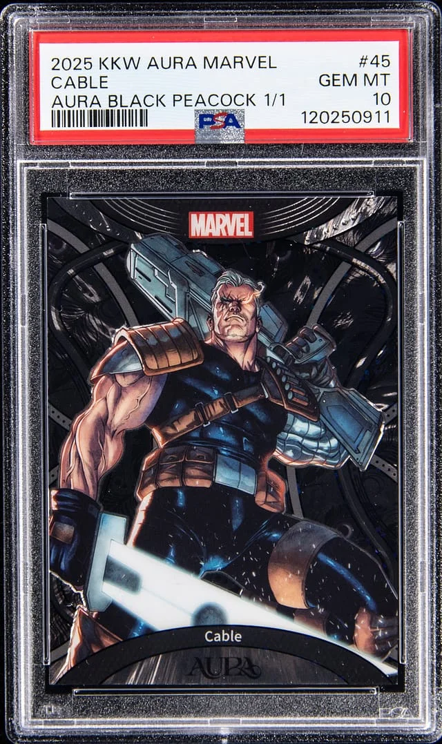 2025 Kakawow Aura Marvel Aura Black Peacock Cable #45 card image