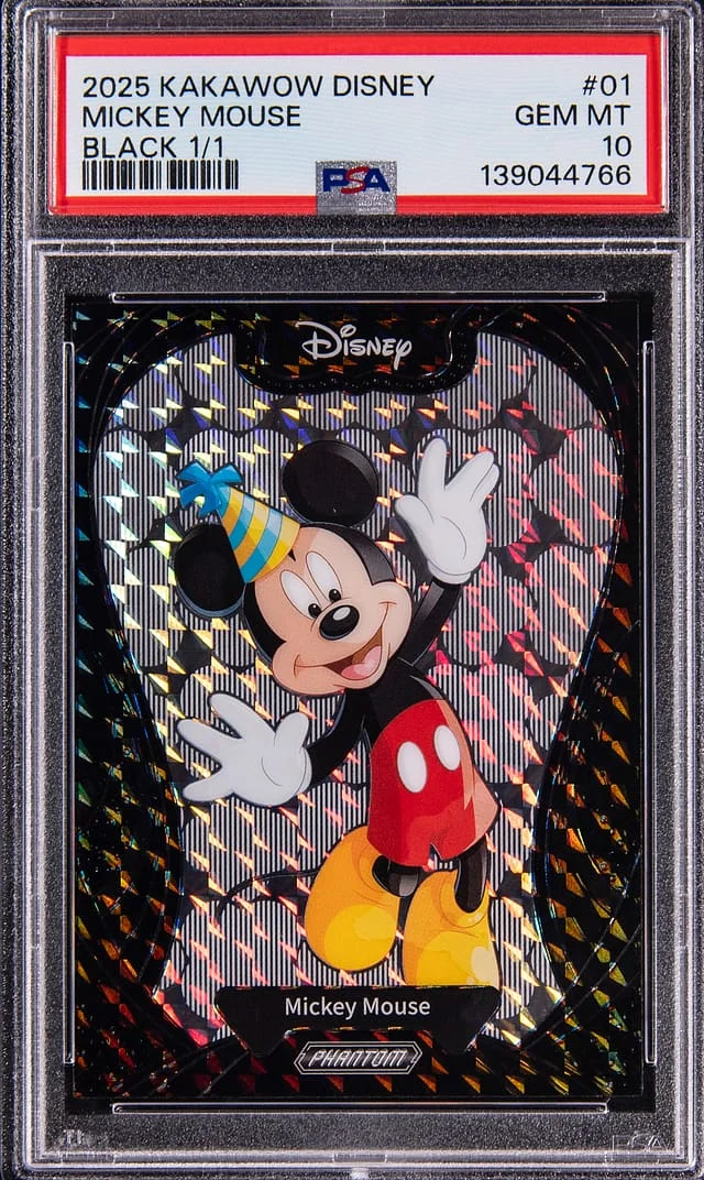 2025 Kakawow Phantom Disney Black Mickey Mouse #PD-BB-01 card image
