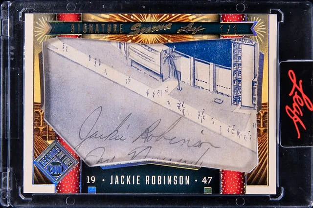 2025 Leaf Jackie Robinson Seasons In The Sun Cut Signatures #CSS-15 card image
