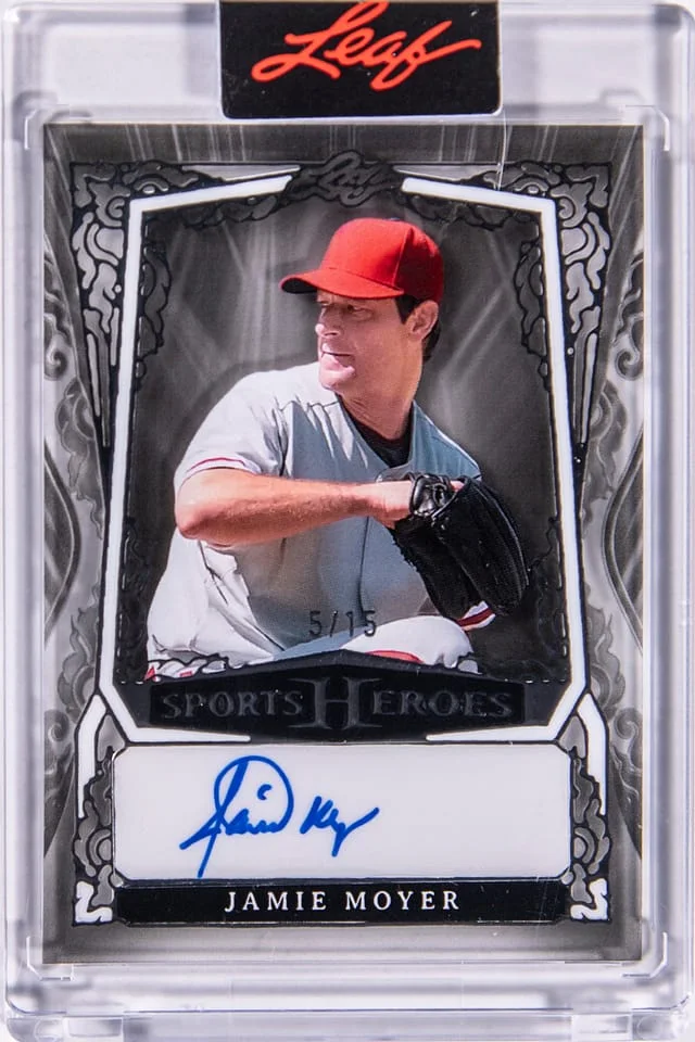 2025 Leaf Jamie Moyer Sports Heroes Autograph #BA-JM1 card image
