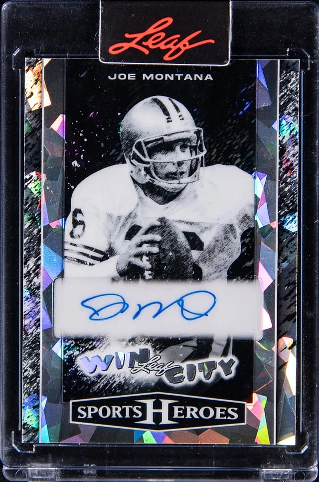 2025 Leaf Joe Montana Sports Heroes Win City #WC-JM1 card image