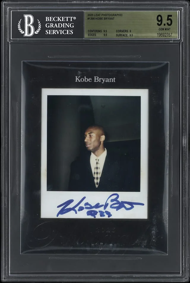 2025 Leaf Kobe Bryant Photographic #1296 card image