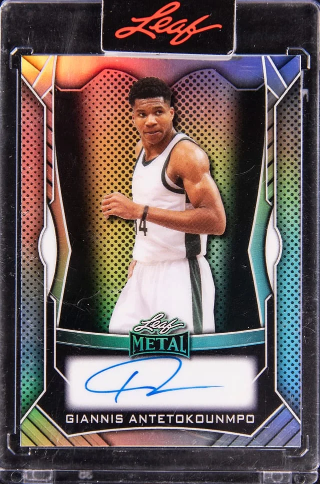 2025 Leaf Metal Giannis Antetokounmpo #BA-GA1 card image