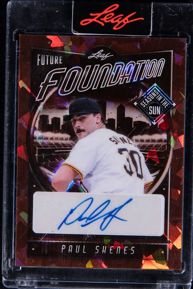 2025 Leaf Paul Skenes Future Foundation Autograph #FFO-PS1 card image