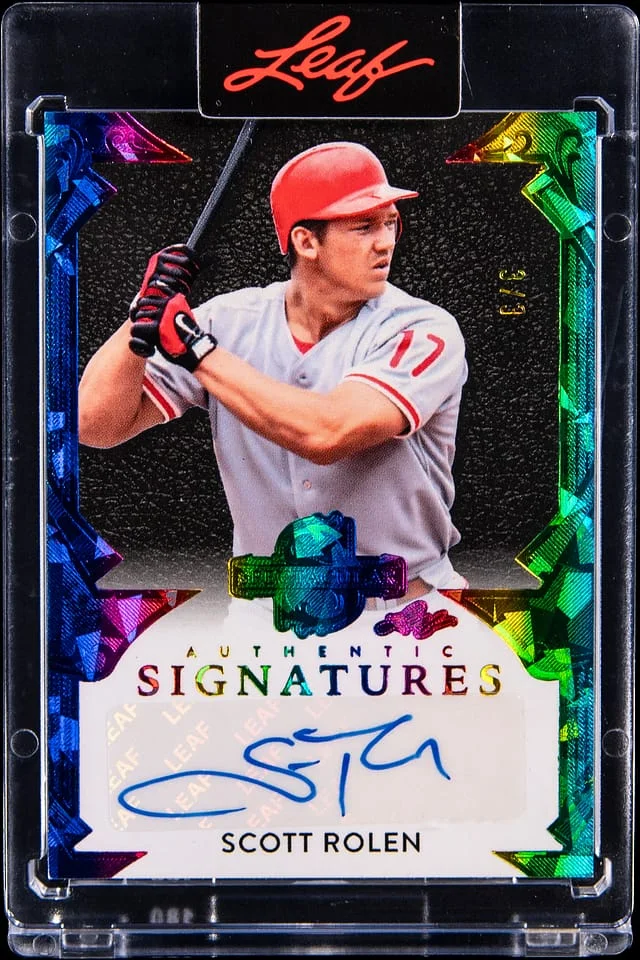 2025 Leaf Scott Rolen Spectacular Signatures #S-SR1 card image