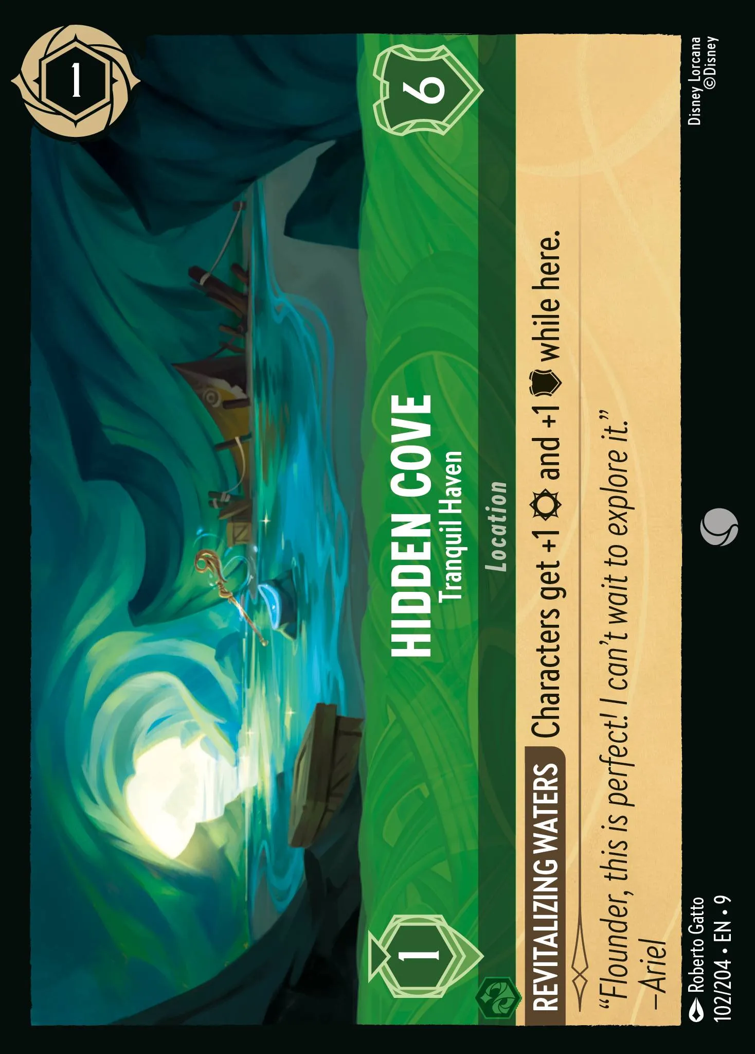 2025 Fabled Hidden Cove - Tranquil Haven #102 Common card image