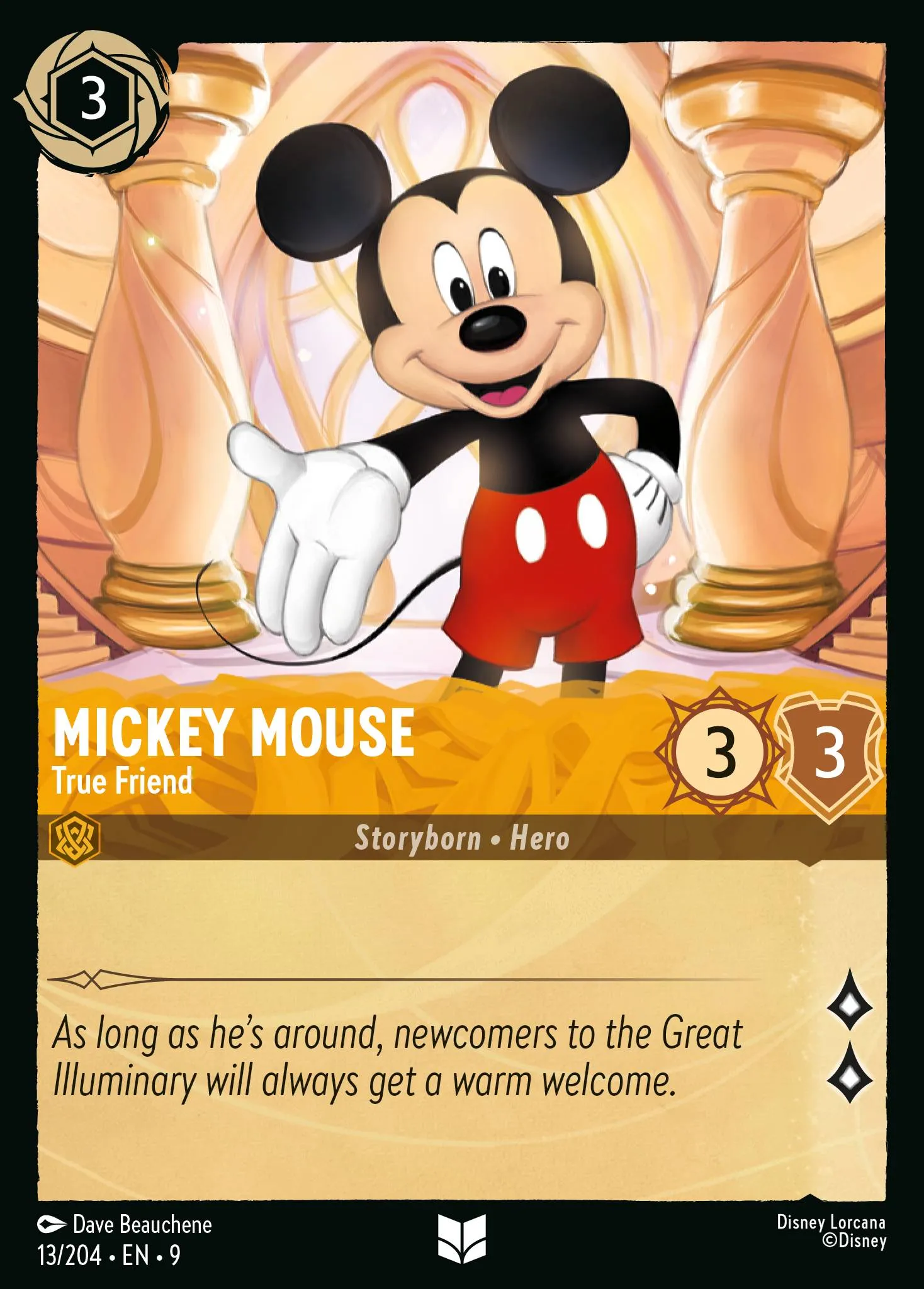 2025 Fabled Mickey Mouse - True Friend Uncommon #13 Uncommon card image