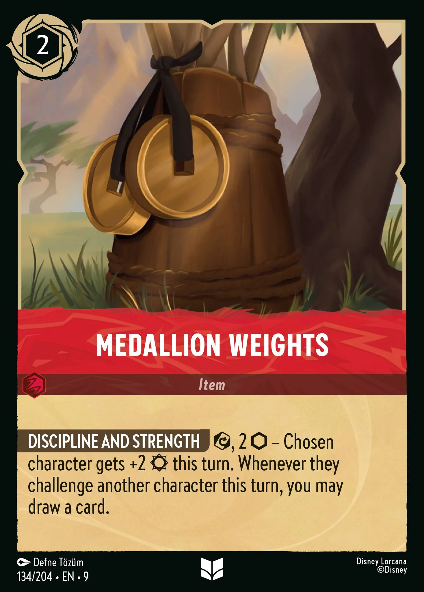 2025 Fabled Medallion Weights #134 Uncommon card image