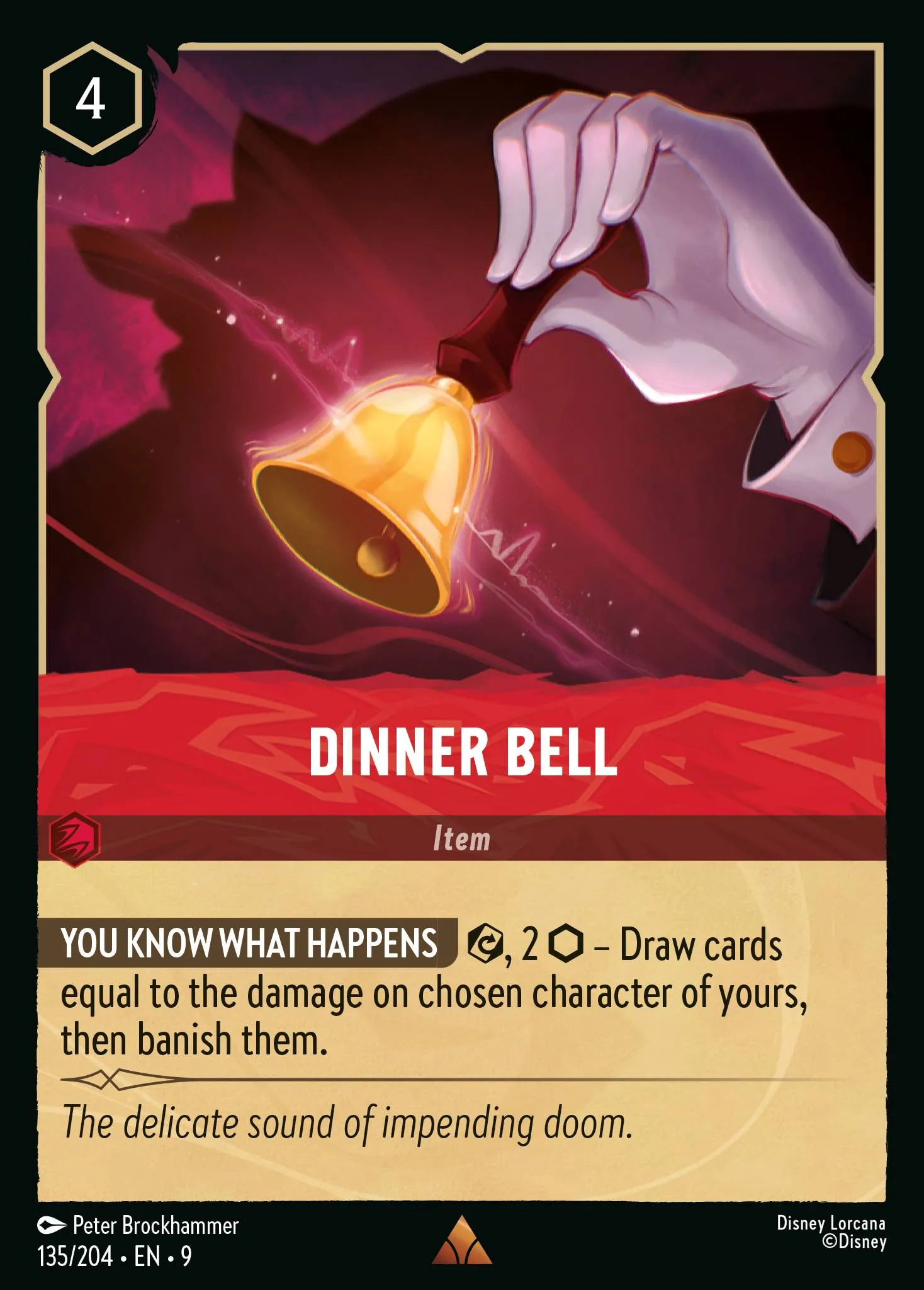 2025 Fabled Dinner Bell #135 Rare card image
