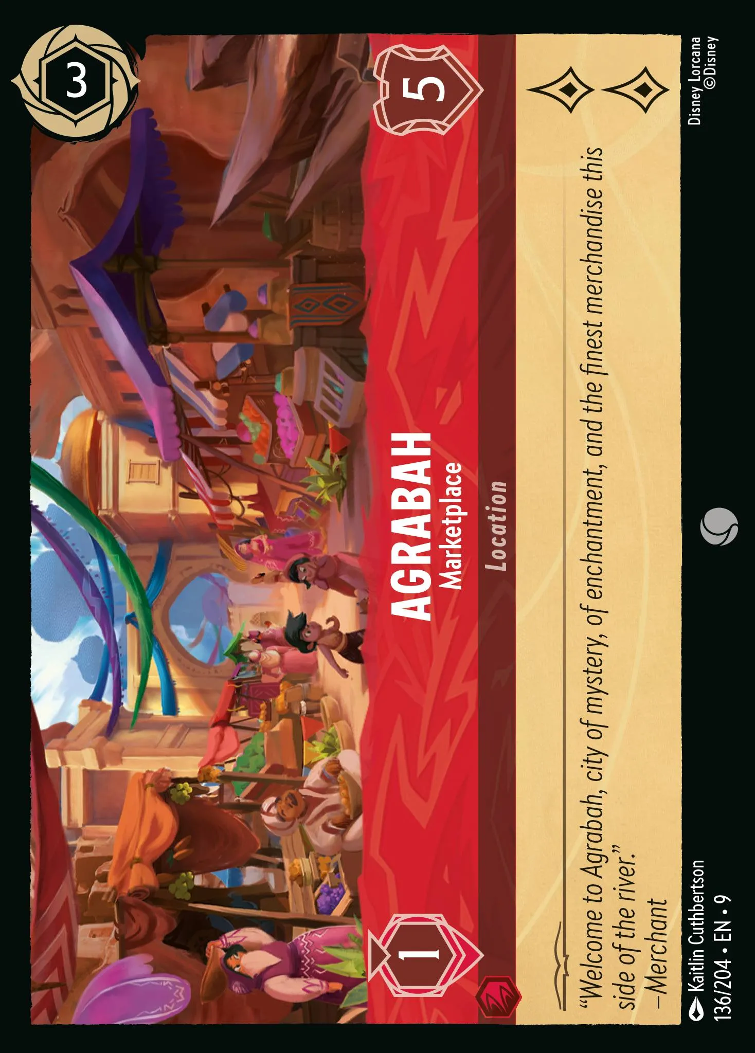 2025 Fabled Agrabah - Marketplace #136 Common card image