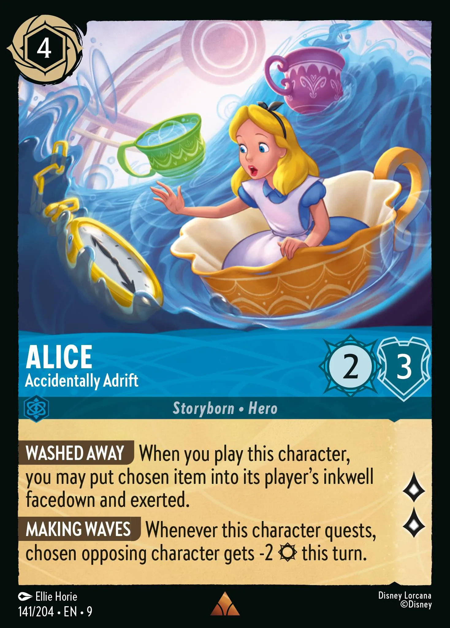 2025 Fabled Alice - Accidentally Adrift #141 Rare card image