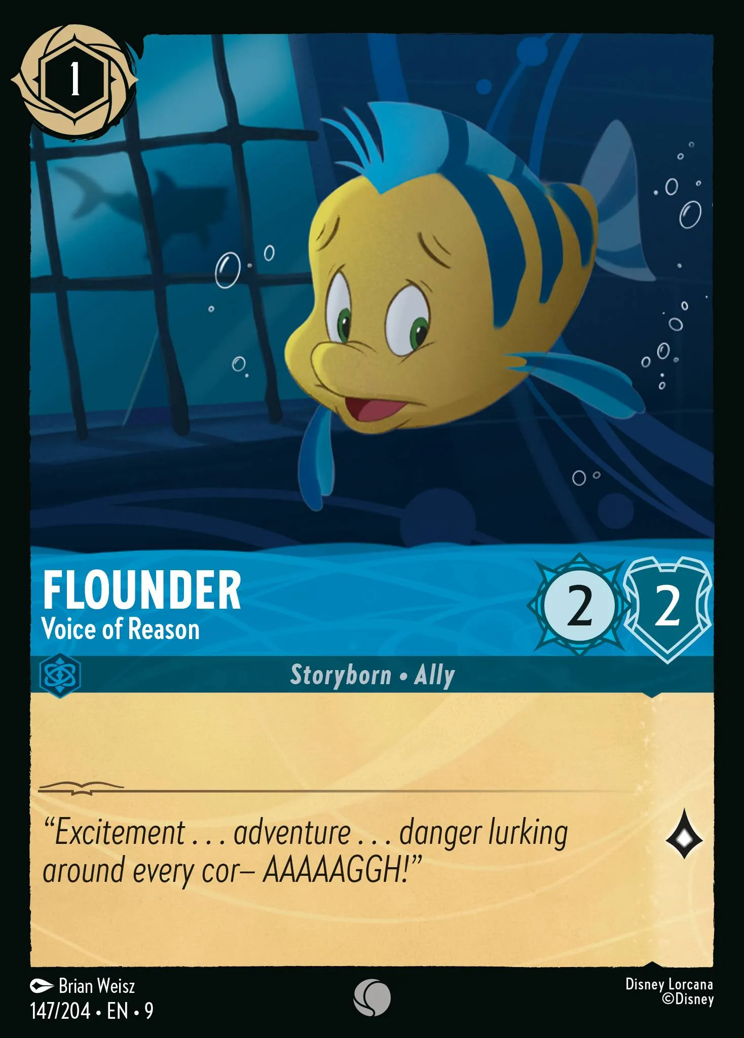 2025 Fabled Flounder - Voice of Reason #147 Common card image