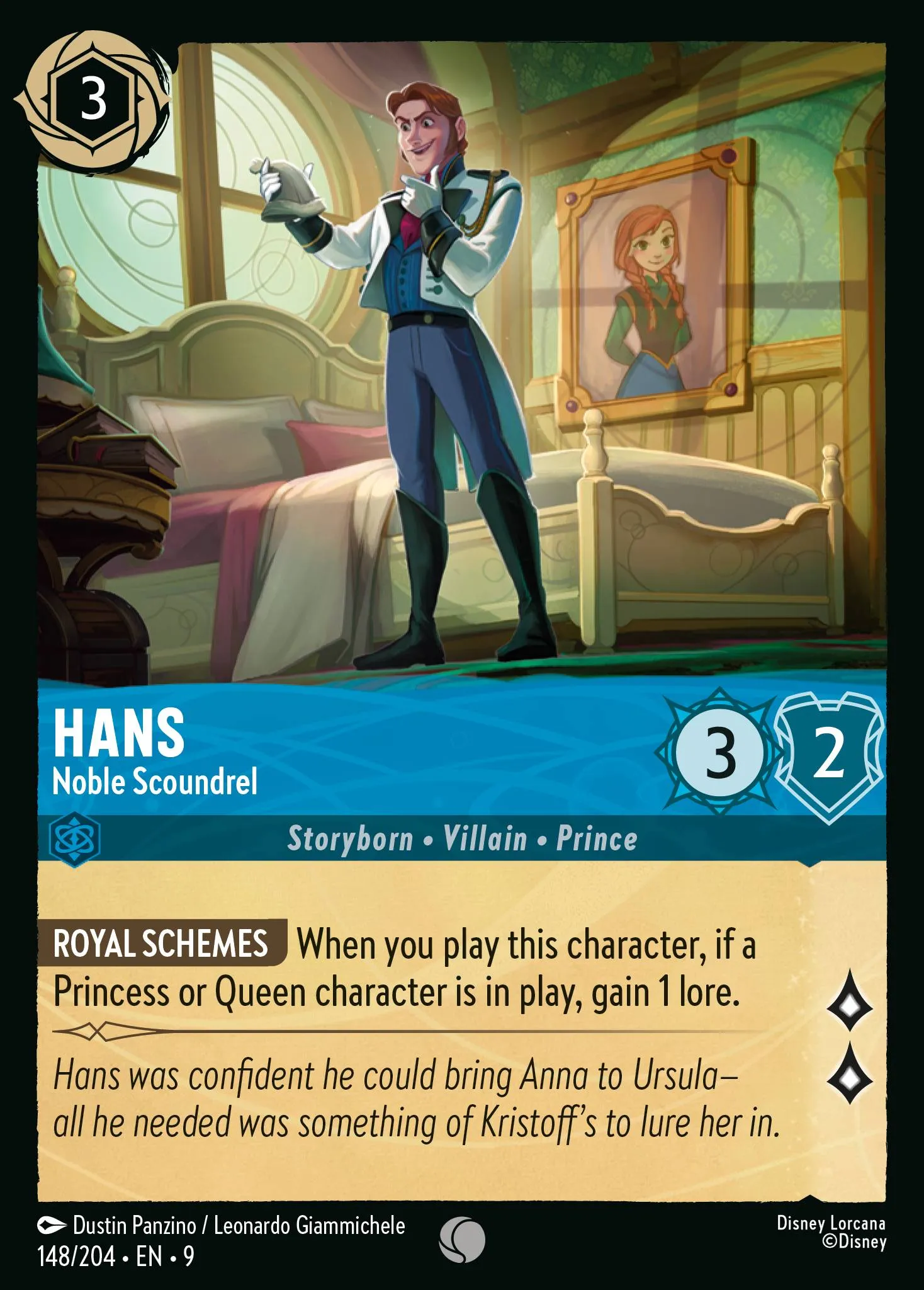 2025 Fabled Hans - Noble Scoundrel #148 Common card image