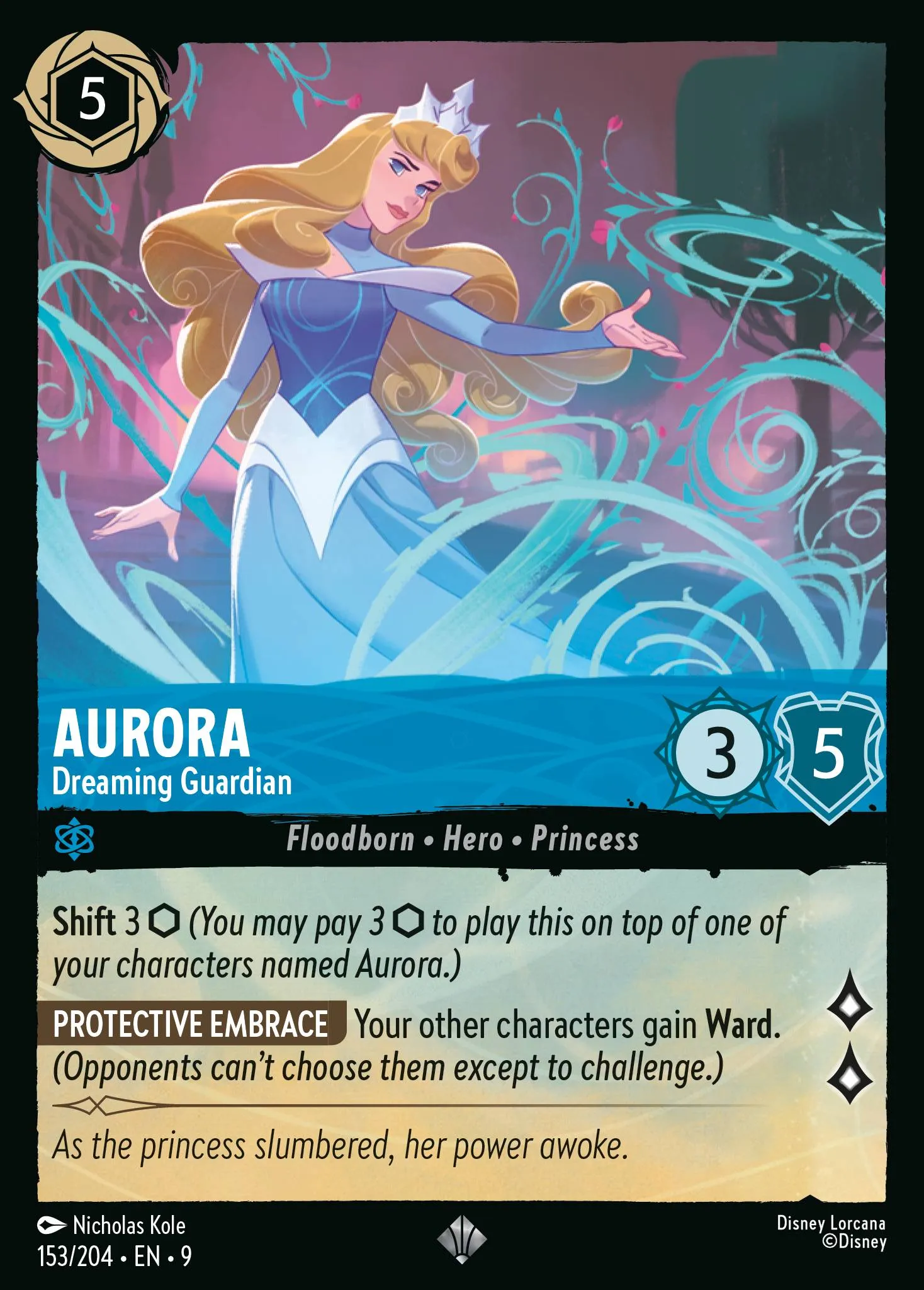 2025 Fabled Aurora - Dreaming Guardian #153 Super Rare card image