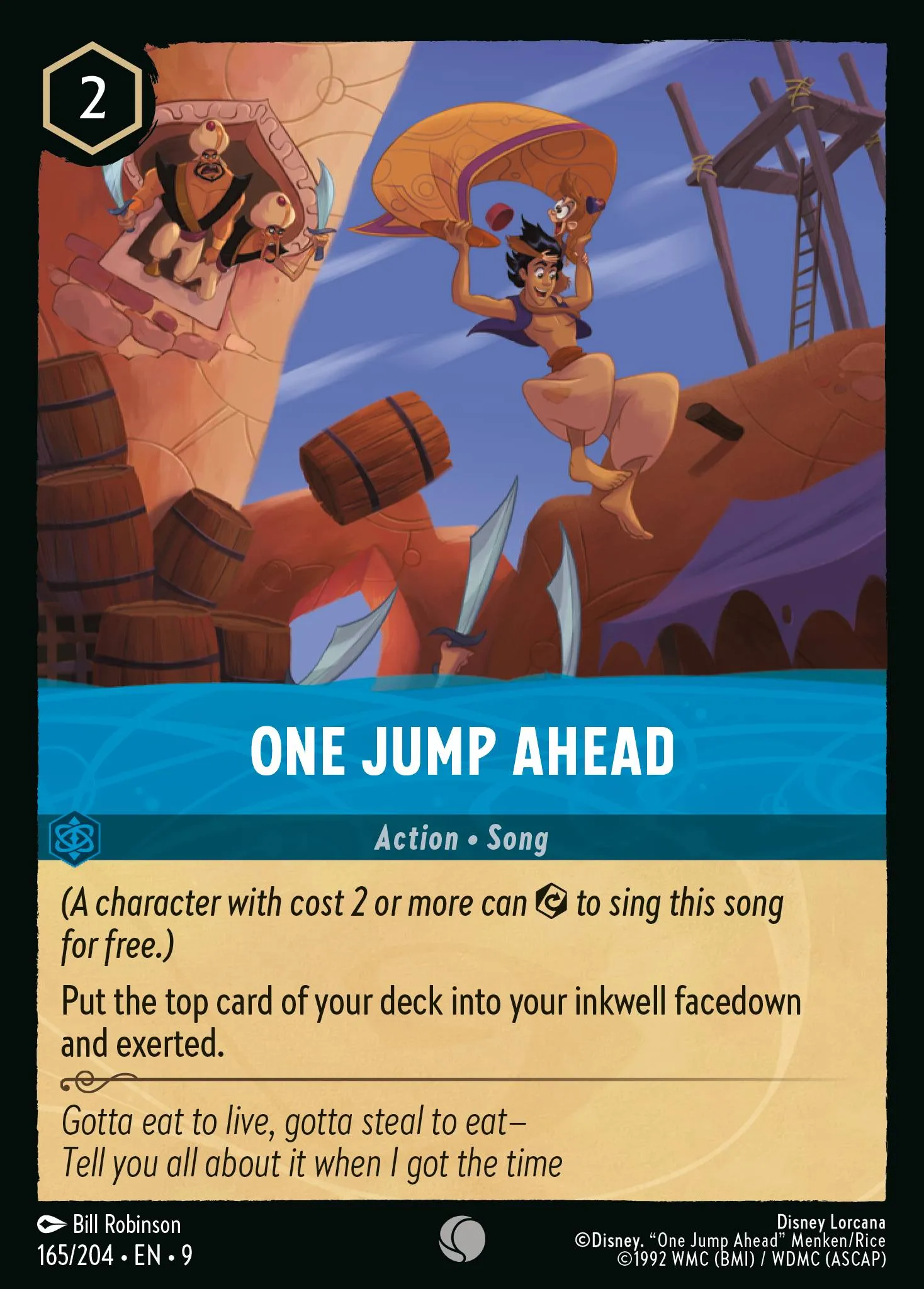 2025 Fabled One Jump Ahead #165 Common card image