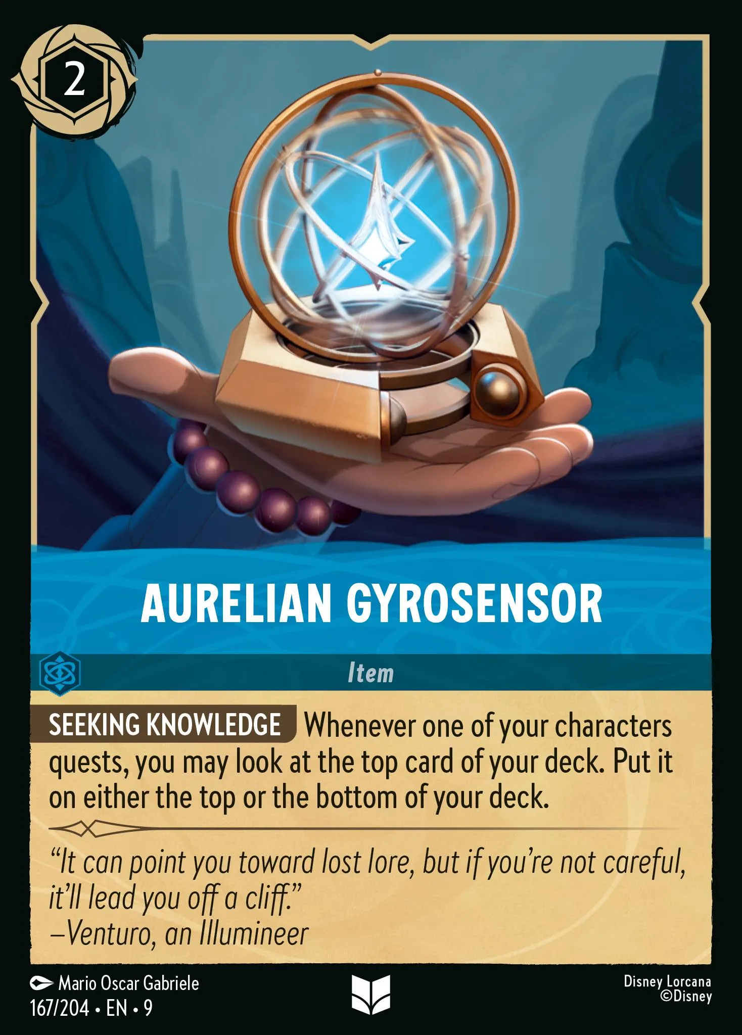 2025 Fabled Aurelian Gyrosensor #167 Uncommon card image