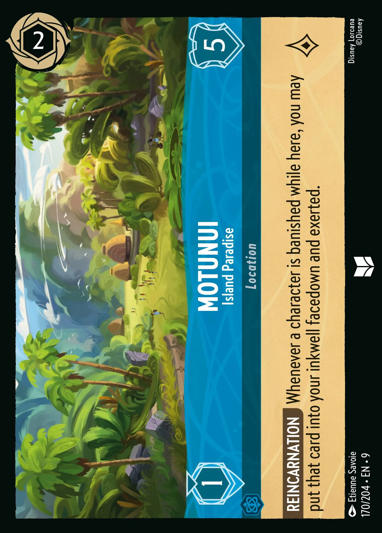 2025 Fabled Motunui - Island Paradise #170 Uncommon card image