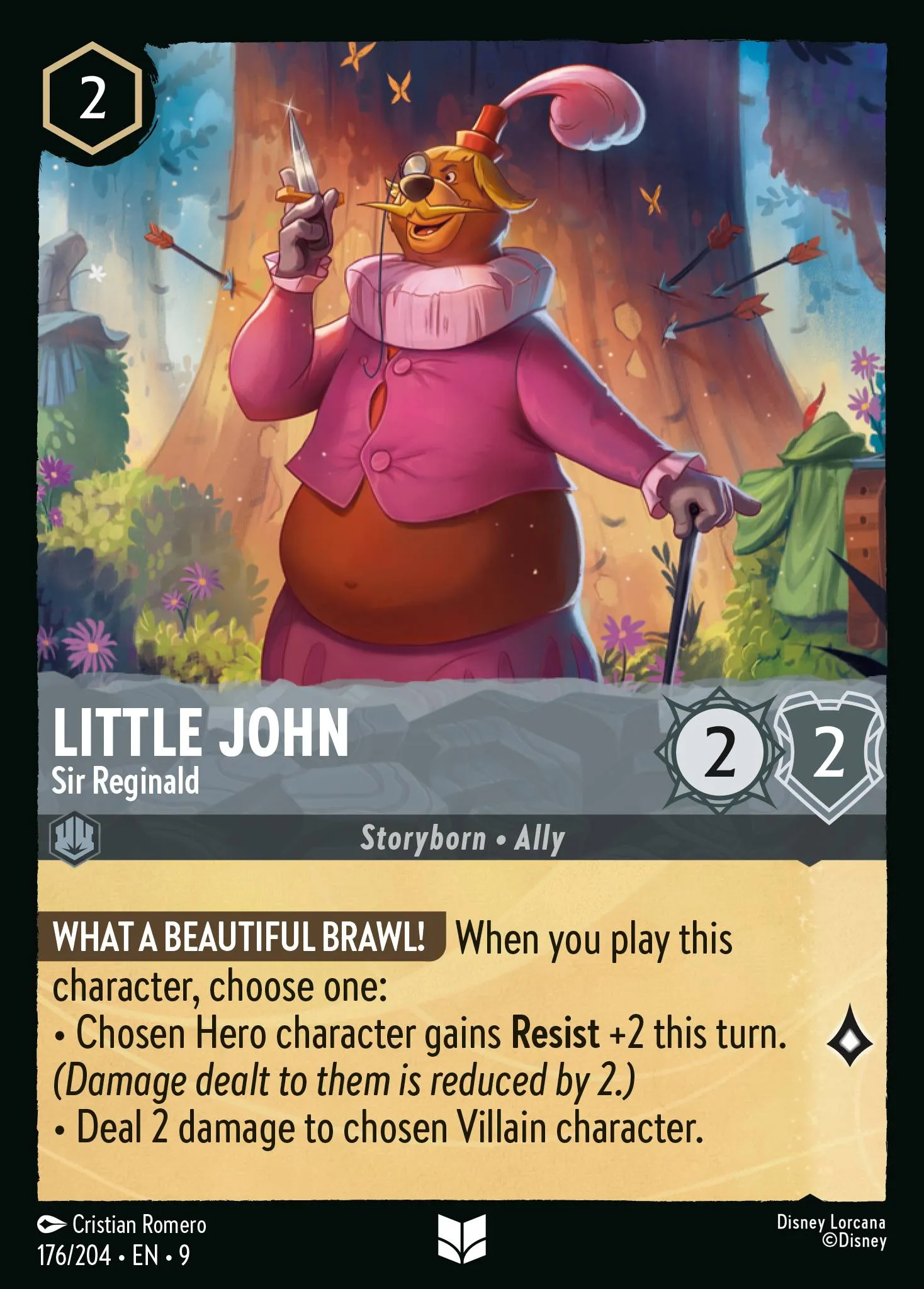 2025 Fabled Little John - Sir Reginald #176 Uncommon card image