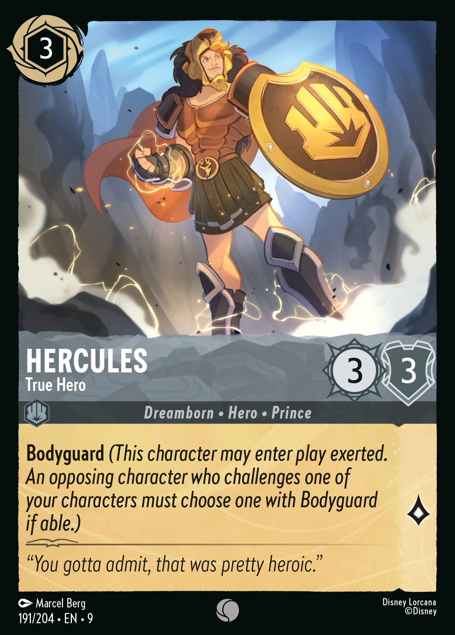2025 Fabled Hercules - True Hero #191 Common card image