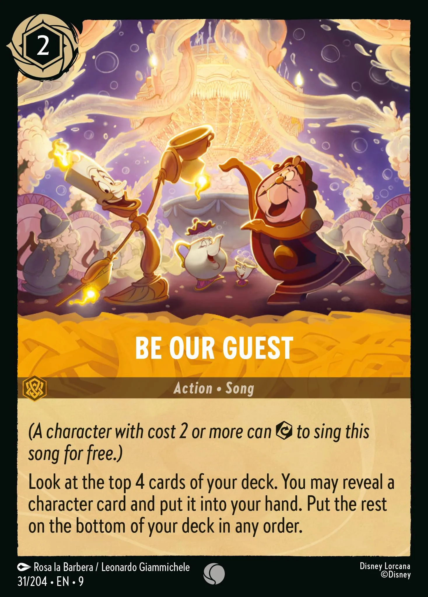 2025 Fabled Be Our Guest Common #31 Common card image