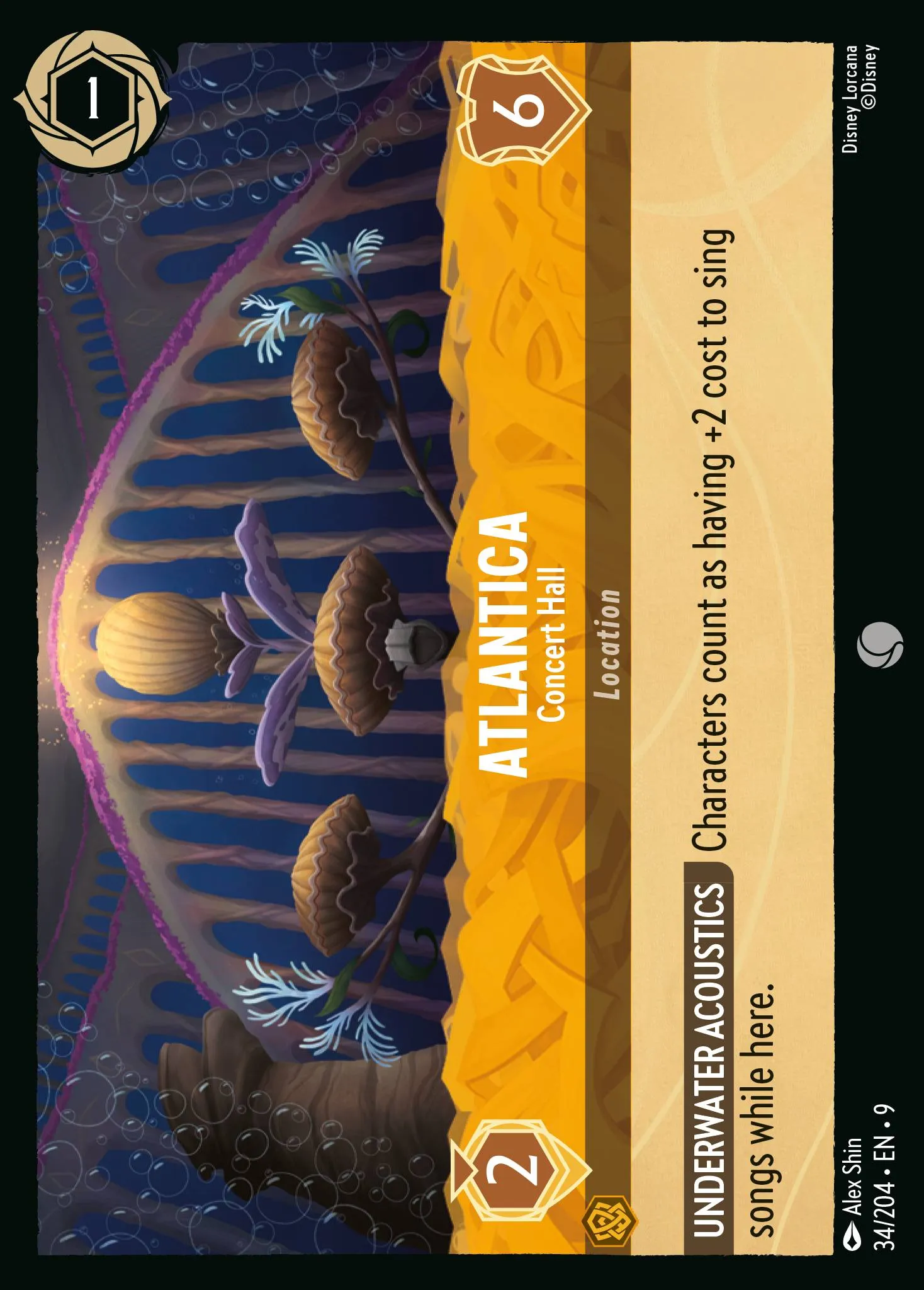 2025 Fabled Atlantica - Concert Hall Common #34 Common card image