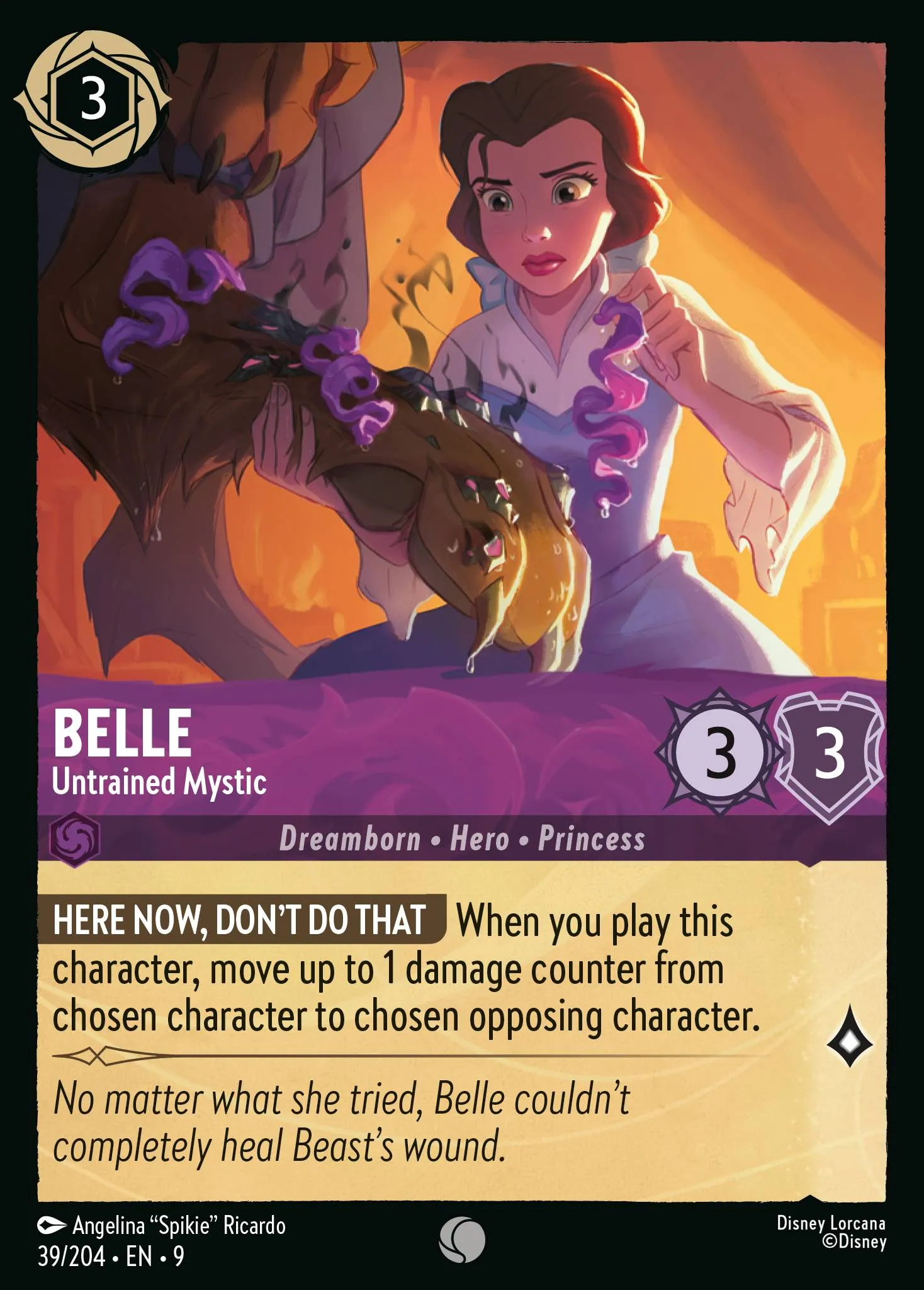 2025 Fabled Belle - Untrained Mystic Common #39 Common card image