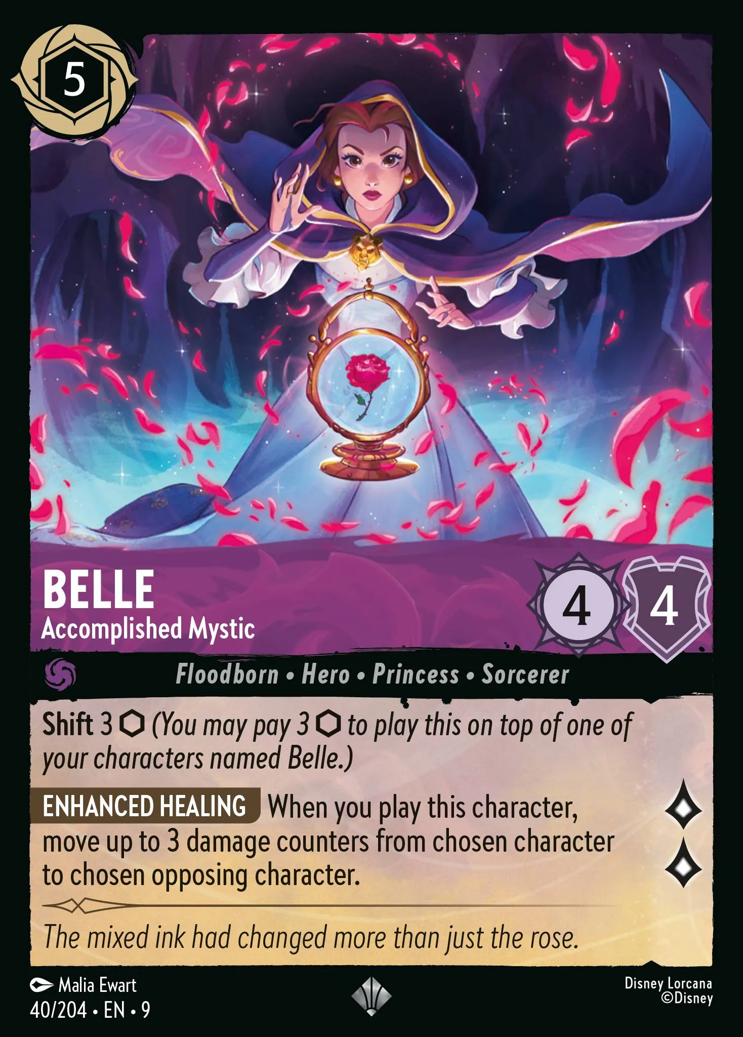 2025 Fabled Belle - Accomplished Mystic Super Rare #40 Super Rare card image